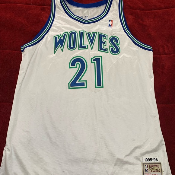 Mitchell & Ness Other - Minnesota Timber Wolves Kevin Garnett Authentic Mitchell & Ness Jersey